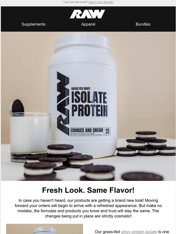2 RAW Protein Flavors Restocked With A Fresh Look 👀