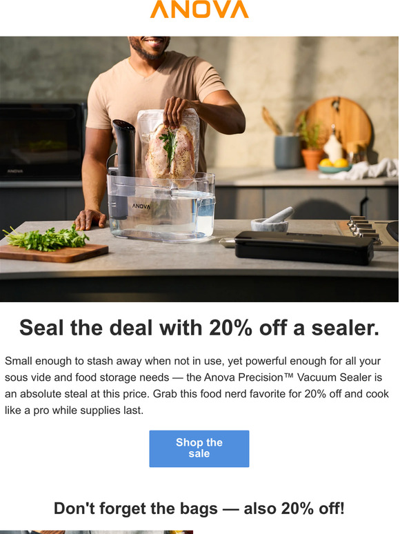 Anova AU: Don't miss 20% off Chamber sealer