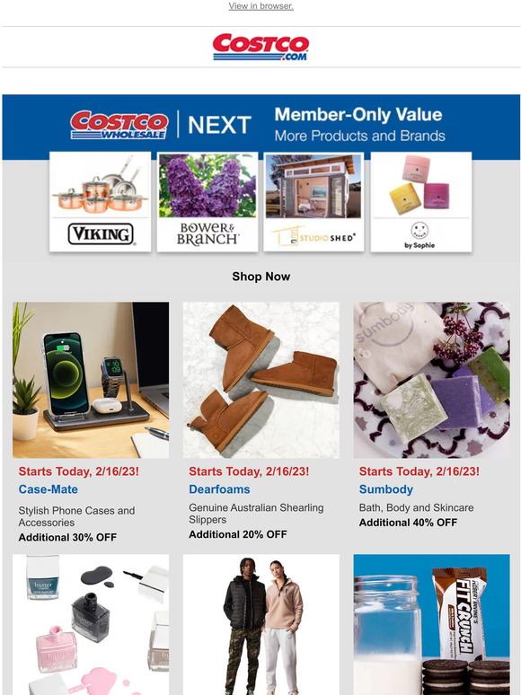 Costco Buy Direct from Select Brands with Costco NEXT! Milled