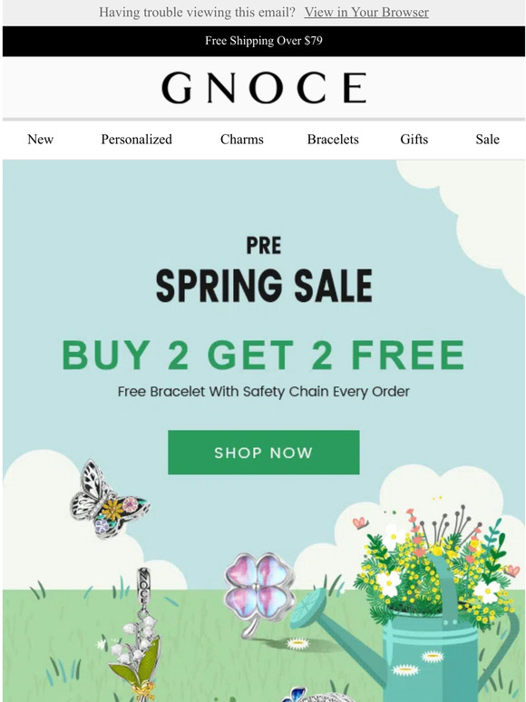 Pre-Spring Sale is here💐Buy 2 Get 2 Free!💝