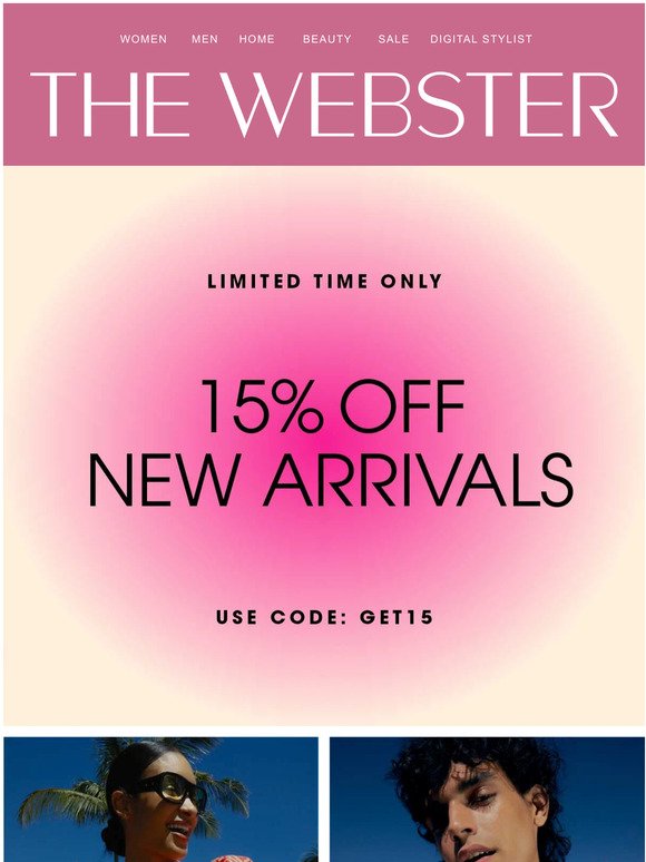 15% off NEW ARRIVALS is here!🚨