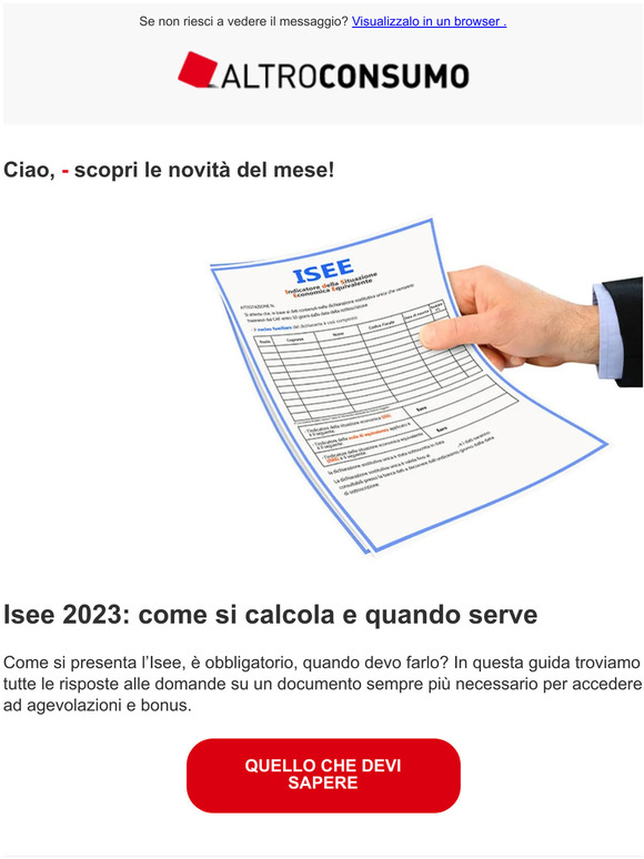 Altroconsumo IT Isee 2023 come si calcola e quando serve Milled