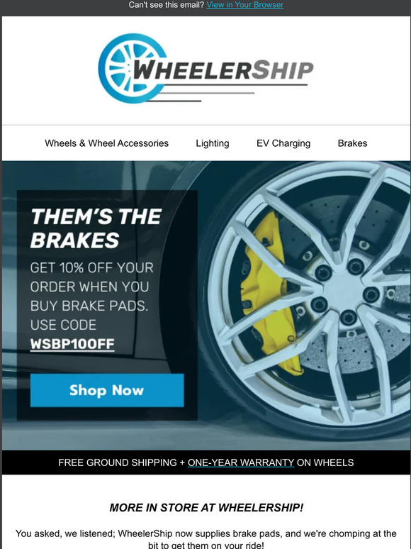 the wheelership to Milled