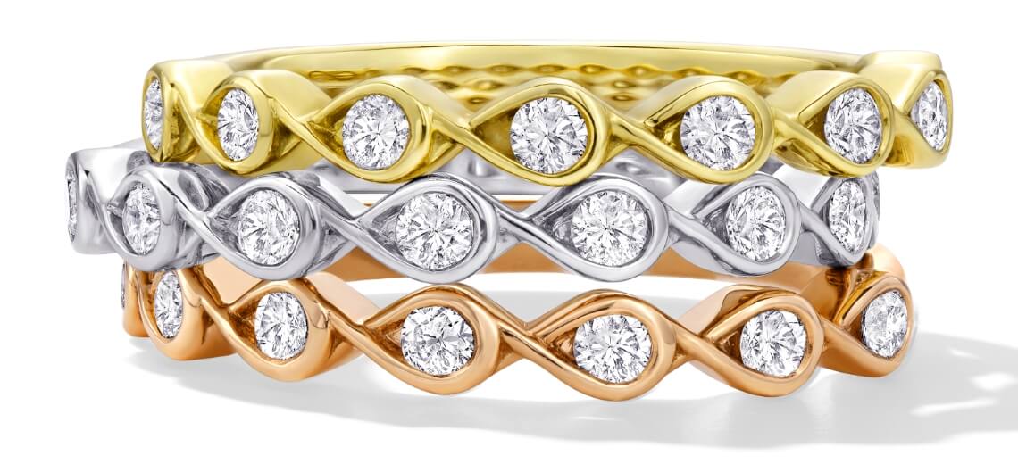 Every Moment Round-cut Diamond Ring 1/4 ct tw 14K Gold