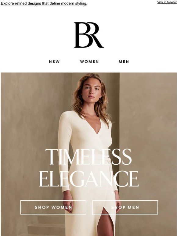 Banana Republic Discover New Elevated Styles Milled