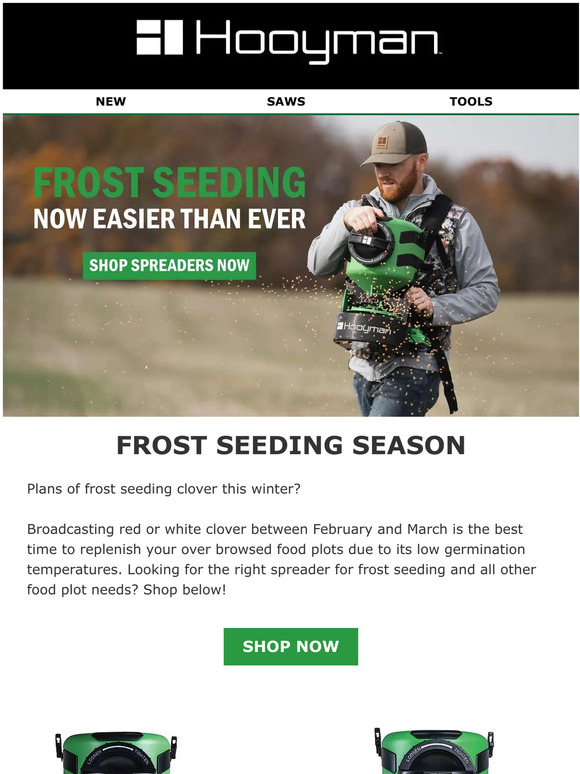 Frost Seeding Season