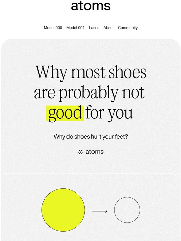 Most shoes are probably not good for you..