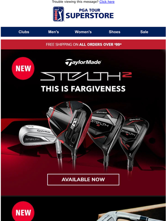 PGA TOUR Superstore LAUNCH ALERT Stealth2 is now available Milled