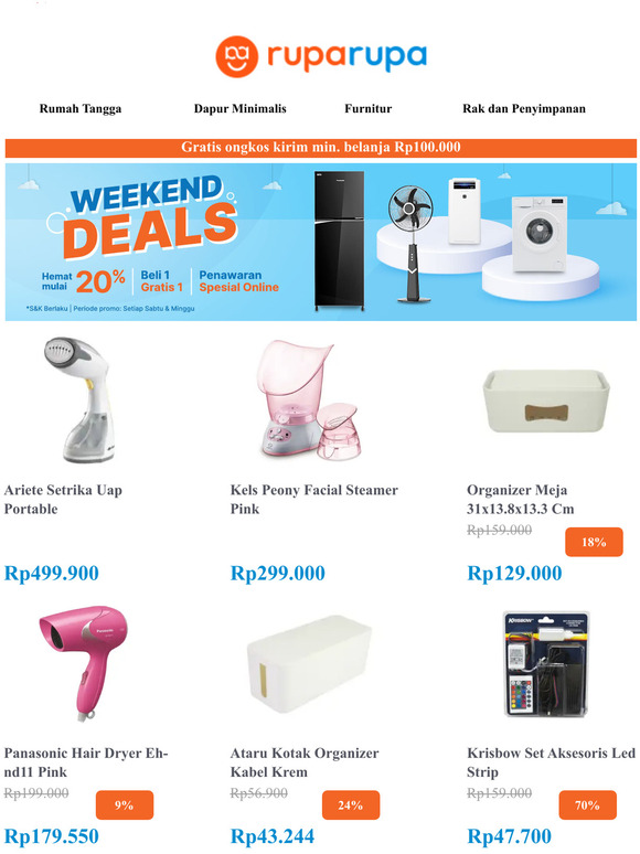 📢Banjir DISKON di Weekend DEALS 🔥