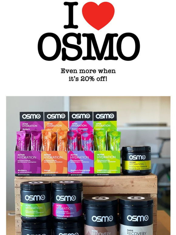 IHEARTOSMO Sale ends tonight! 😍