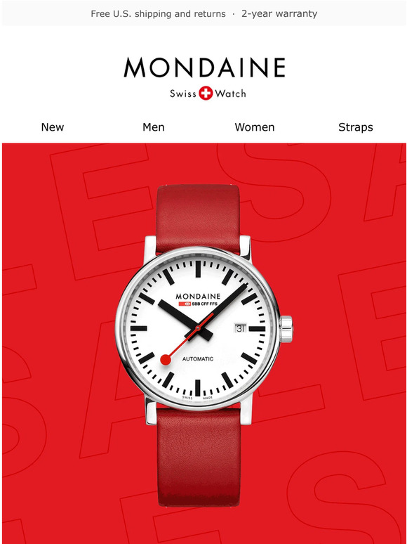 Indulge in Luxury – President's Day Sale on Mondaine.