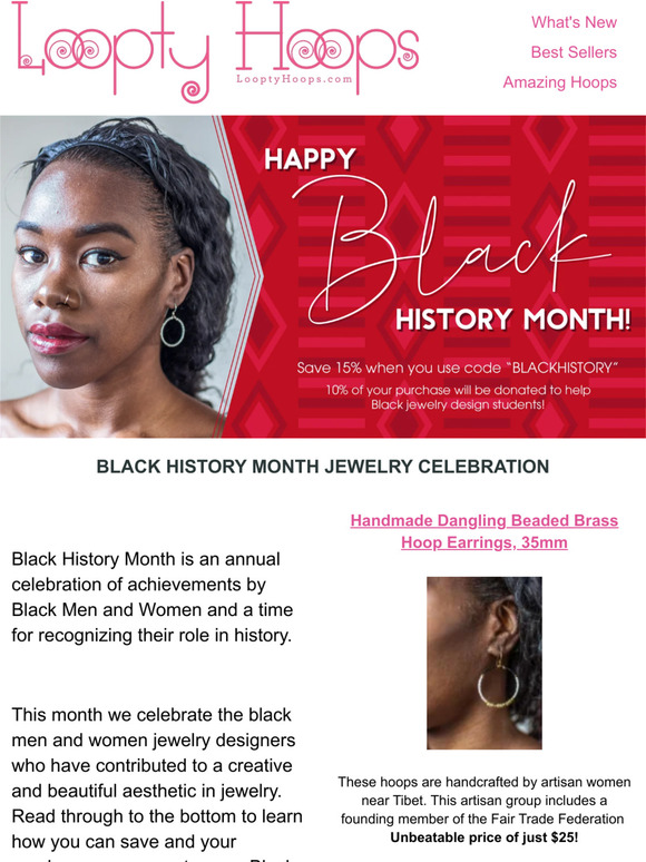 Black History Month Jewelry Celebration