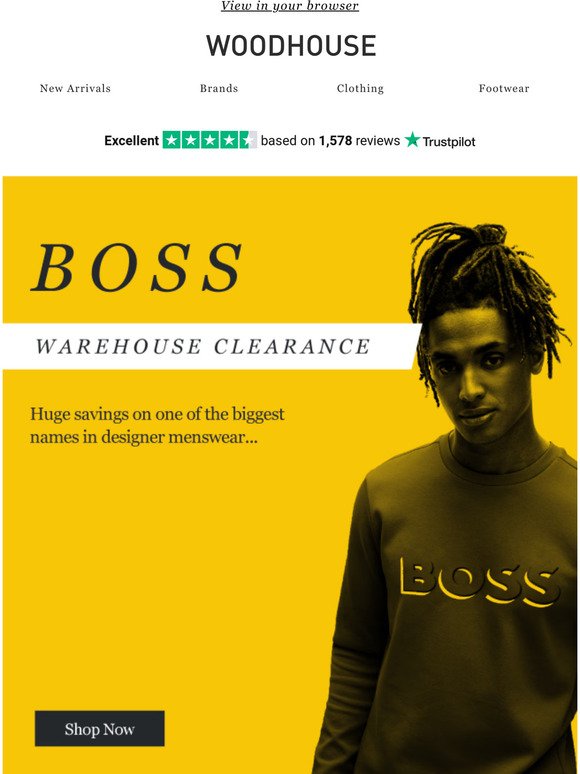 Warehouse Clearance: BOSS