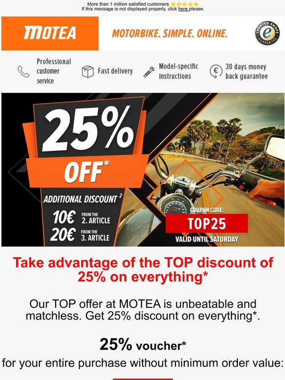 💣 Get 25% off today at the MOTEA Shop