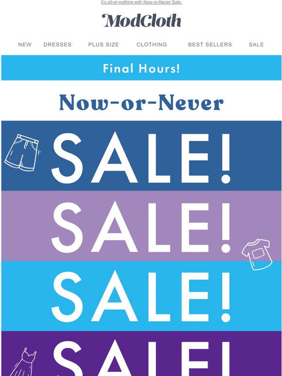 Final hours — BUY or it’s BYE!