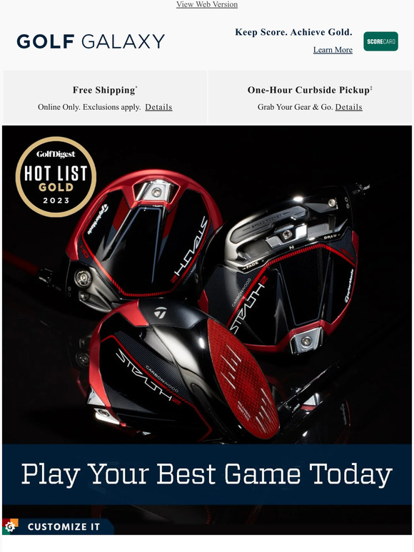 Golf Galaxy Now available! TaylorMade Stealth 2 Woods & HD Irons Milled