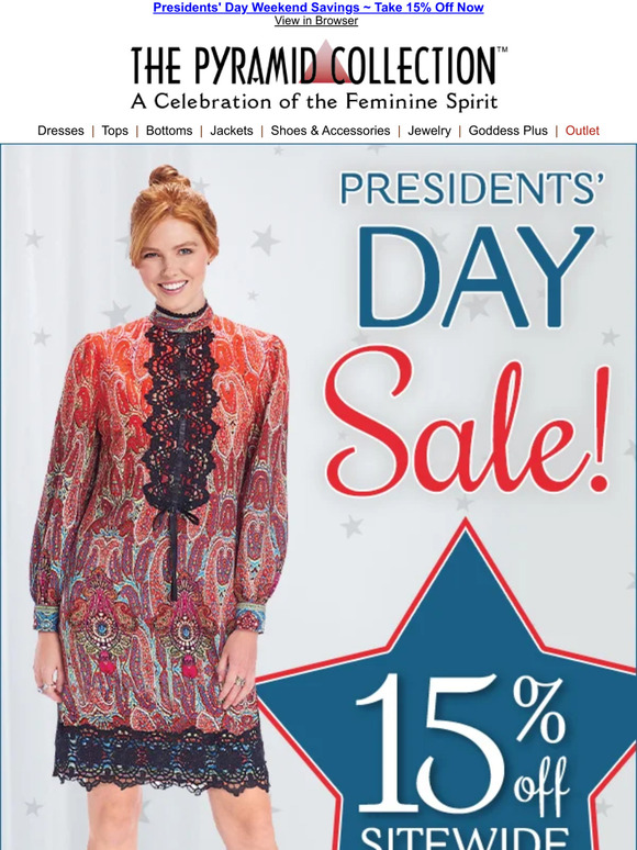 Presidents' Day Sale ~ Save 15% ~ Shop Now & Enjoy!