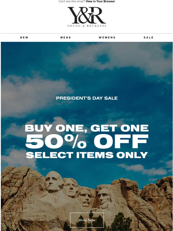 Buy One Get One 50% Off