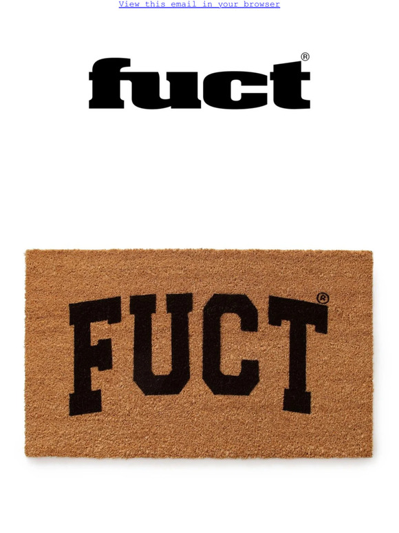 Fuct: 08/06 FUCT Web Shop opens at 12pm PST | Milled