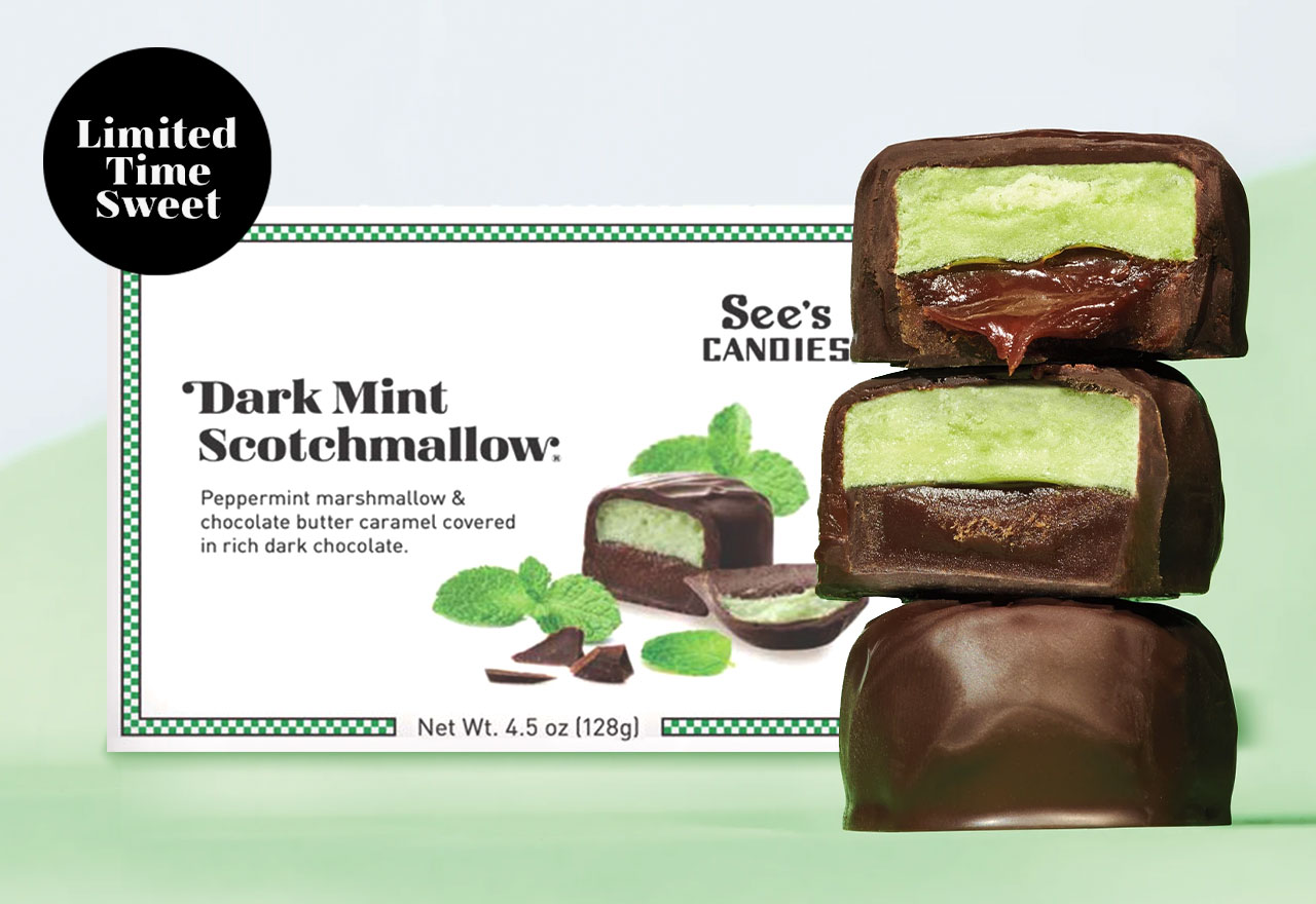 See’s Dark Mint Scotchmallow® is Back!