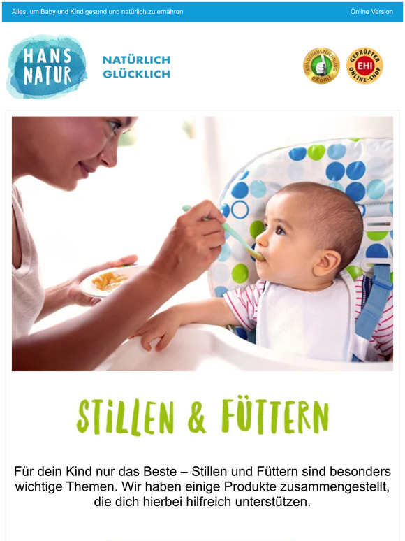 Stillen und Füttern – Zeit für Nähe