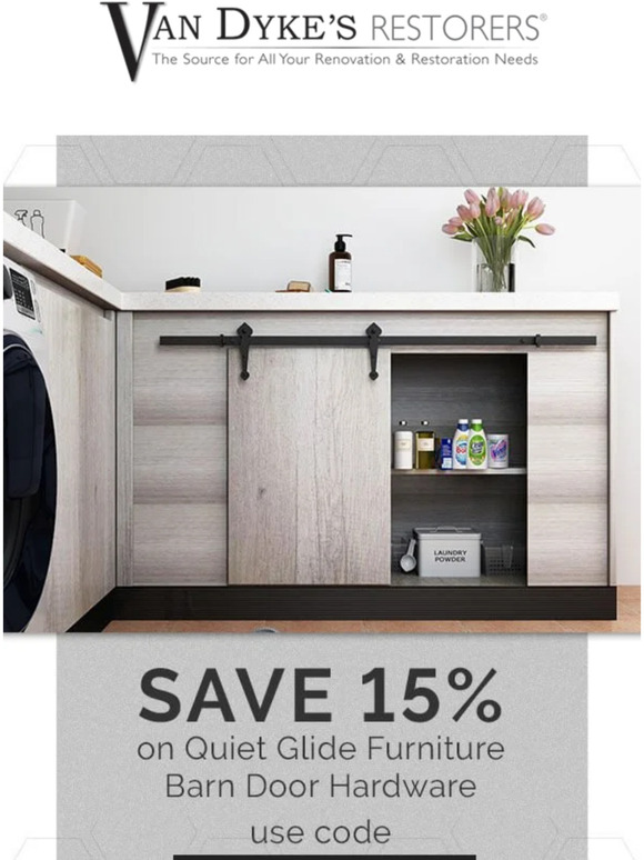 Van Dyke's Restorers Why You'll ️ Furniture Barn Door Hardware Milled