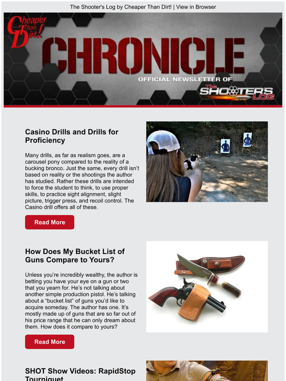 Cheaper Than Dirt Drills for Proficiency, RapidStop Tourniquet, Best