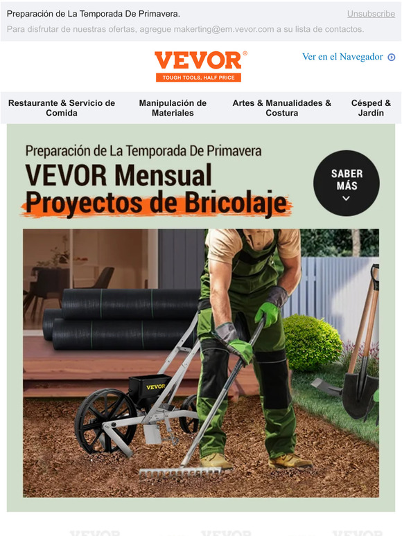 VEVOR Mensual Proyectos de Bricolaje.
