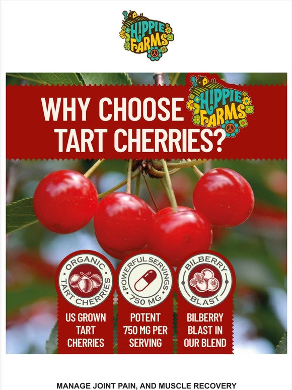 Support circulatory health with Tart Cherry