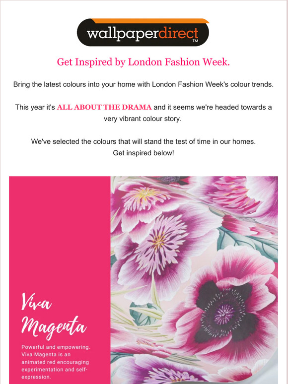 Wallpaperdirect UK Let's Get Inspired by London Fashion Week! 👗 Milled