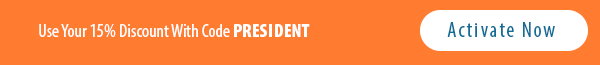 15% Off Site Wide With Code PRESIDENT