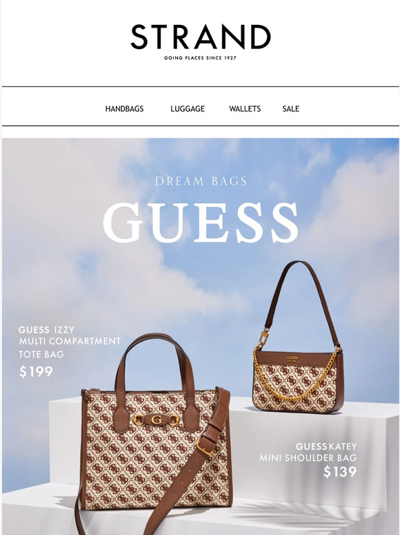 Strandbags GUESS New jacquardbased prints Milled