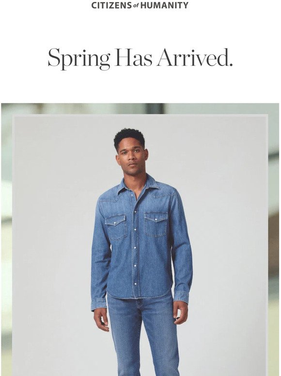 Men's Spring Has Arrived