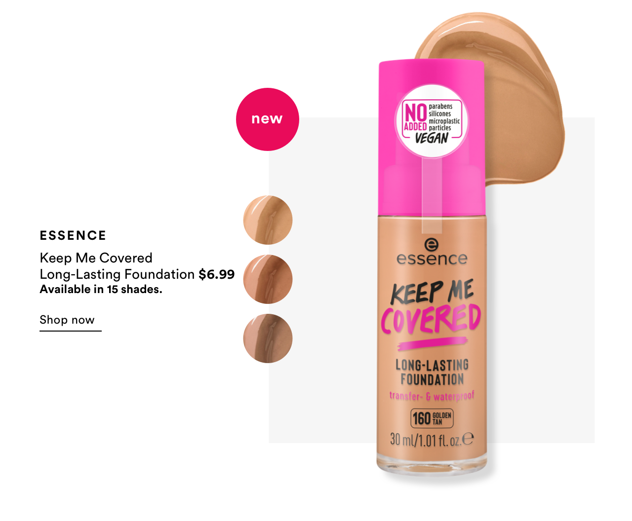 Essence | Keep Me Covered Long-Lasting Foundation