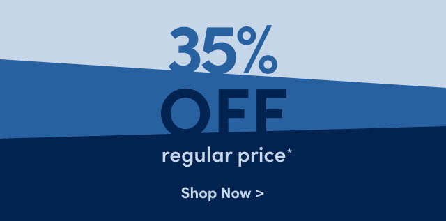 35% Off Regular Price