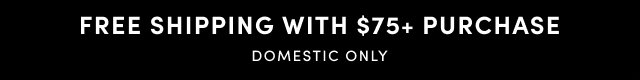 Free Domestic Shipping