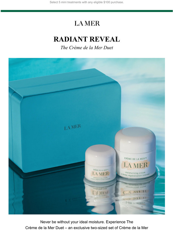 La Mer Mask by Moonlight with La Mer Milled