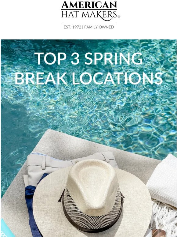 For All Your Spring Break Needs ☀️