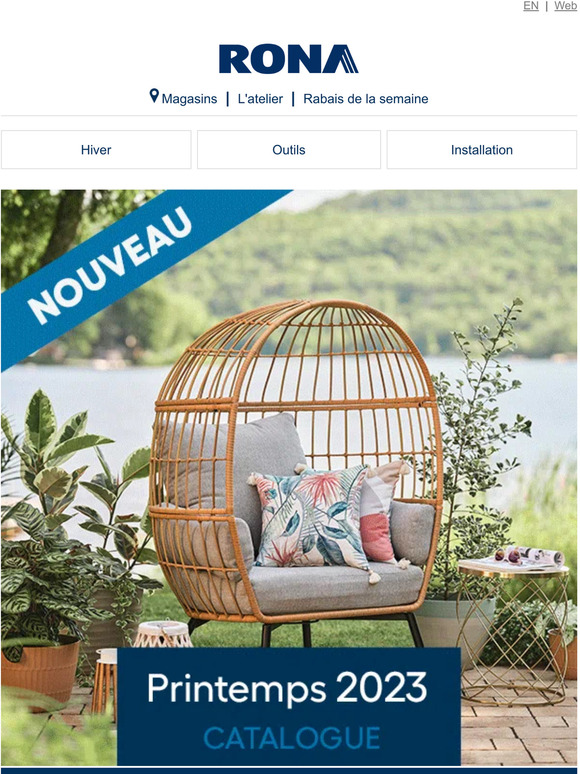 RONA Catalogue printemps 2023 laissezvous inspirer Milled