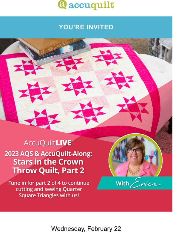 AccuQuilt The QuiltAlong Continues 💪 Milled