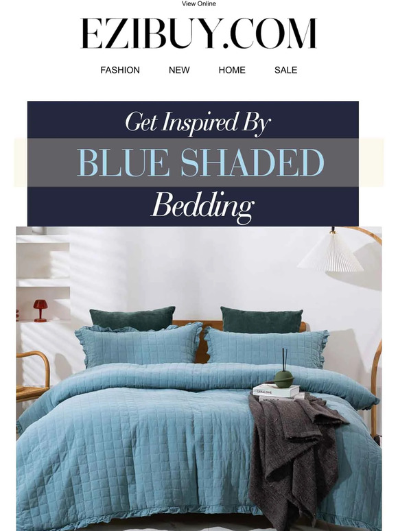 EziBuy: Sea Breeze Blue's For The Bedroom | Milled