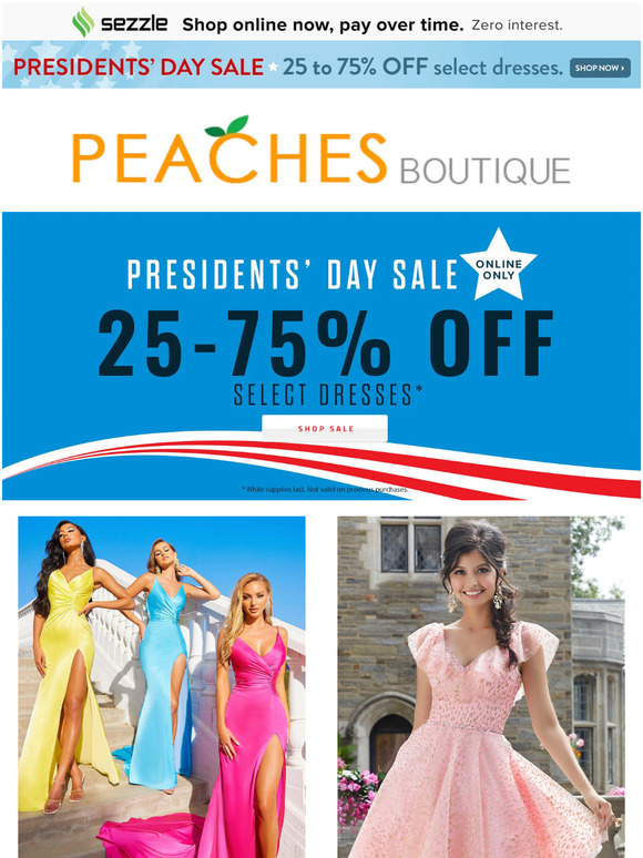 Peaches 2024 boutique sale