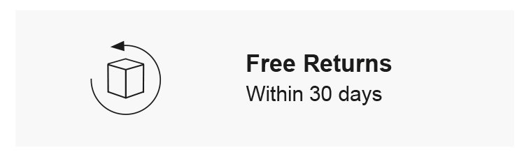 Free Returns within 30 days