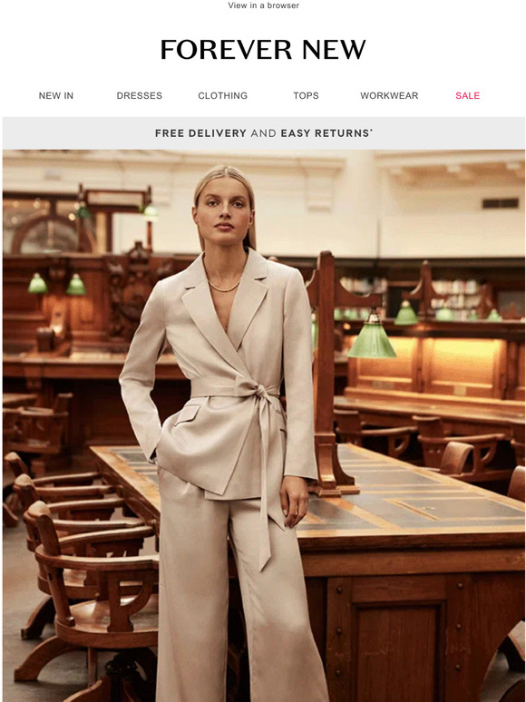 Forever New International Explore our latest workwear styles Milled