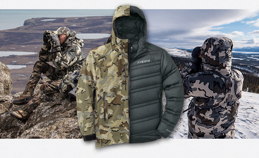 KUIU On Sale Now Super Down ULTRA & Yukon Rain Gear Milled