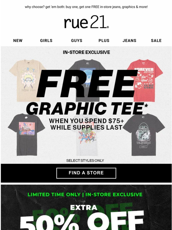 🎁 shop in-store for a FREE gift (just cuz we luv ya)
