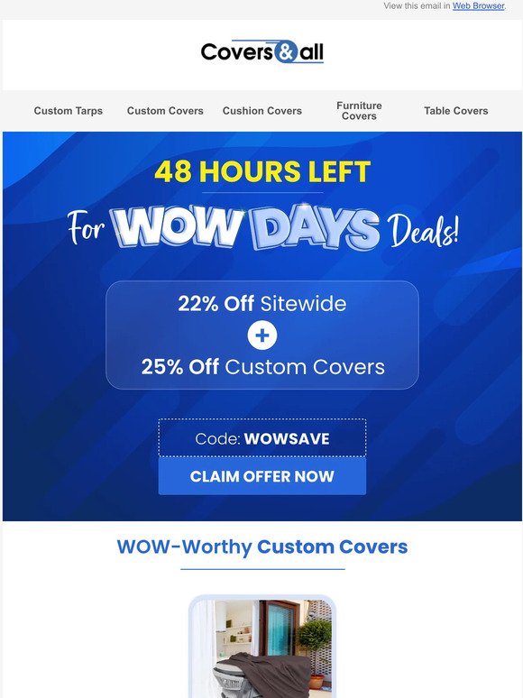 HURRY! WOW Days Deals are ENDING SOON
