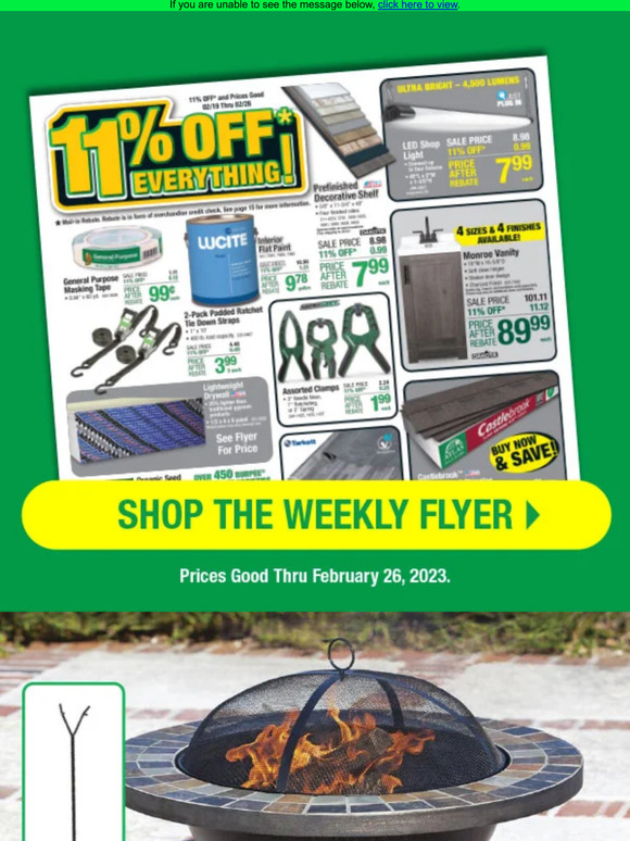 Menards Steel Fire Pit under 50! PLUS 11 Weekly Ad Milled