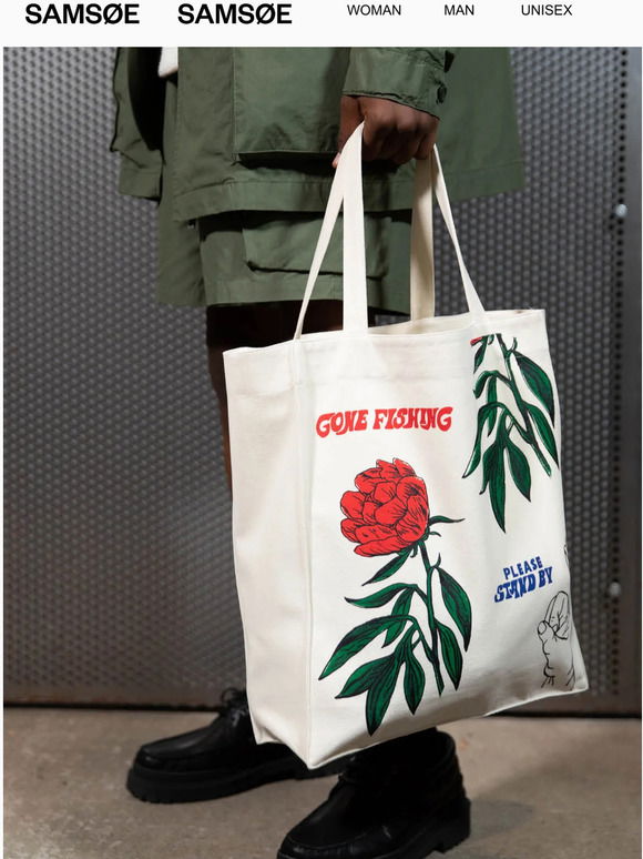 Gone Fishing Tote Bag by Guiso