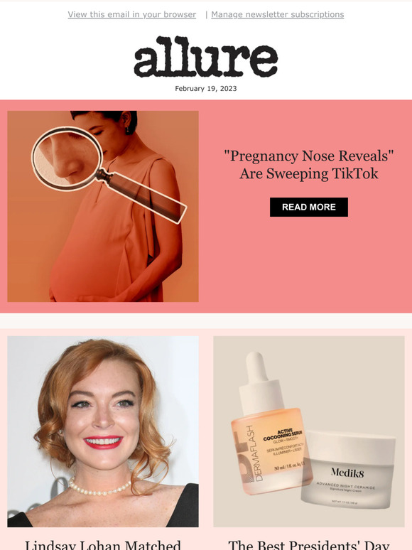 Allure Beauty Box "Pregnancy Nose Reveals" Are Sweeping TikTok Milled